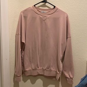 Charlotte Russe SMALL Pink Plain Sweater